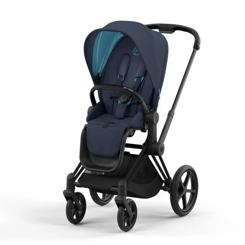 Cybex Priam4 Complete stroller - Navy Blue Seat / Matte Black Frame