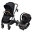 Maxi Cosi Oxford Stroller Essential Black + Mico Luxe+ Select Grey Travel System