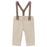 Mayoral Long Trousers with Suspenders - Nuez