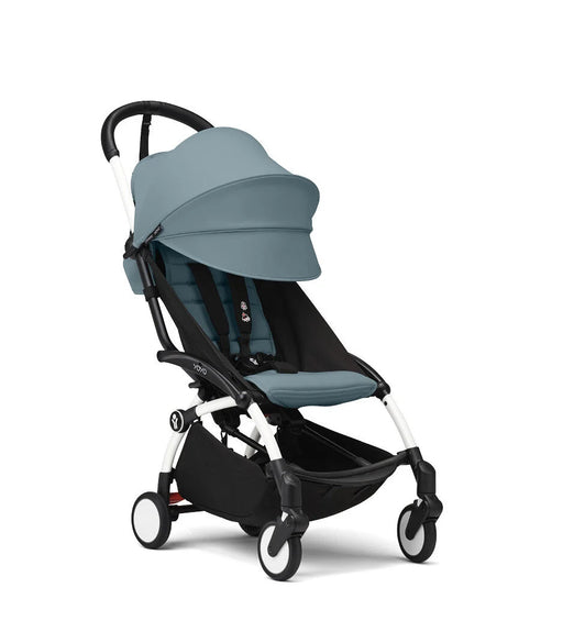 Stokke YOYO3 Stroller from 6 months - White/Aqua