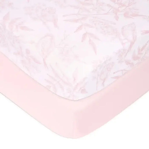 Aden Classic Poplin Crib Sheets 2pk - Flower Bloom