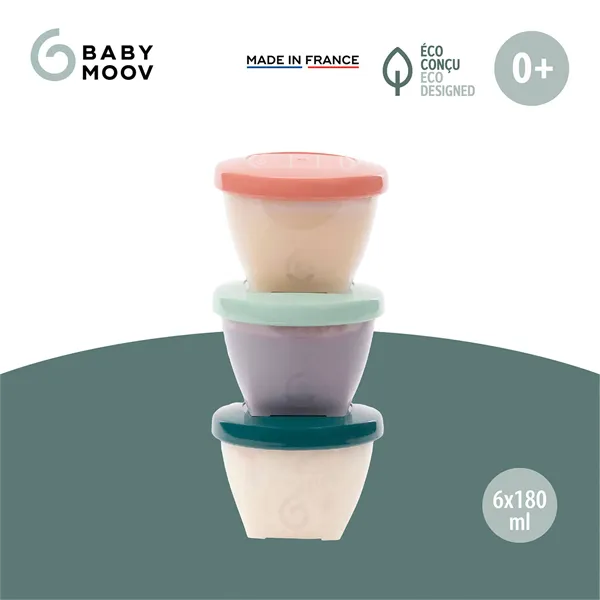 Babymoov Bio-sourced Babybols - Pack 6*180ml