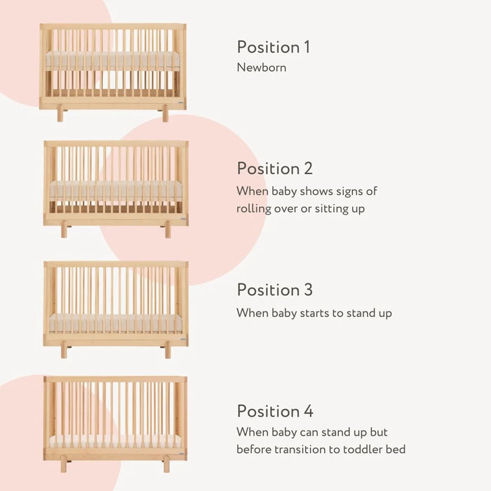 Dadada Bliss 4-in-1 convertible Crib - Natural