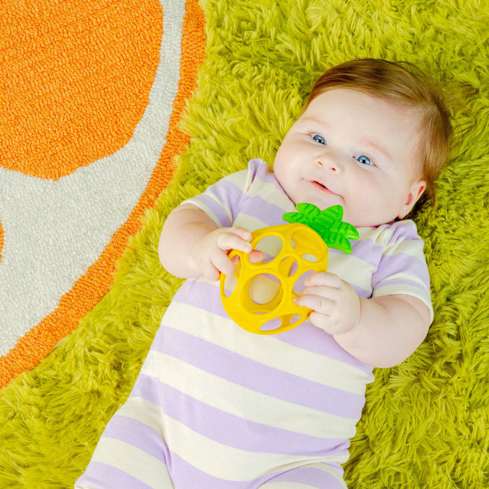 Bright Starts Hold My Own Easy Grasp Teether Toy - Pineapple