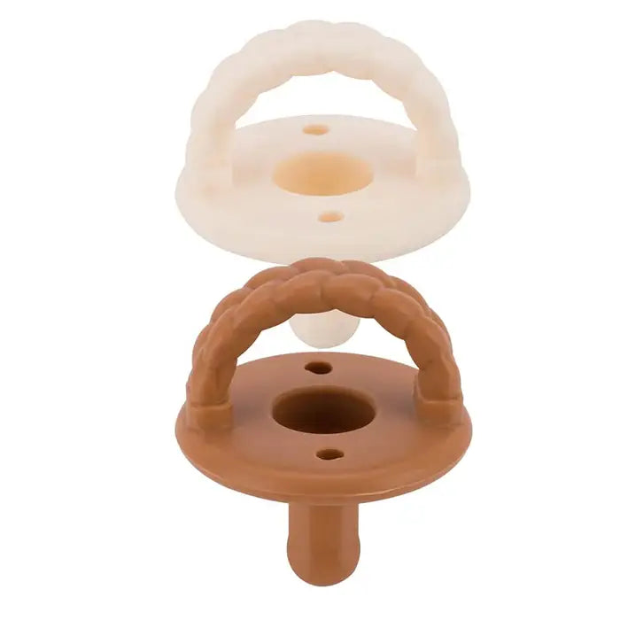 Itzy Soother Pacifier 2pk - Coconut and Toffee