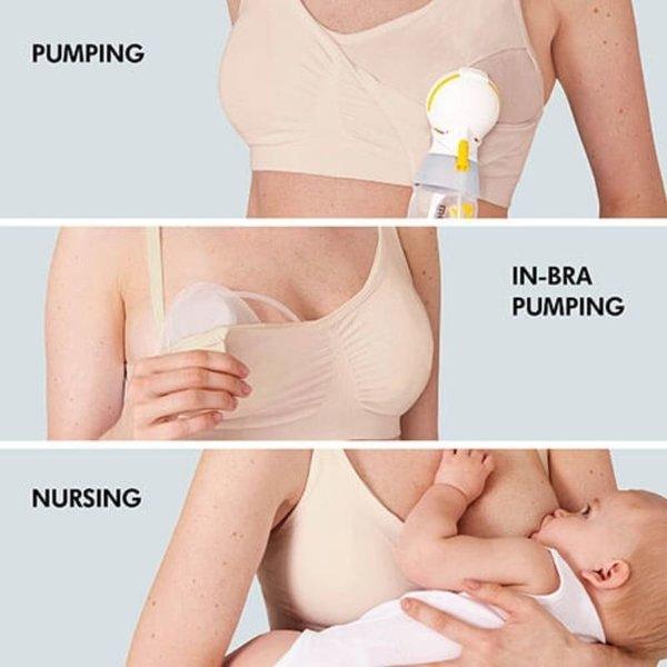 Medela 3 in 1 Nursing Bra - Chai — CanaBee Baby