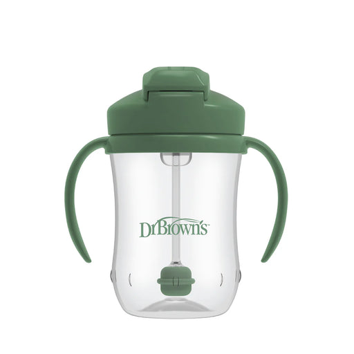 Dr Brown's Babys 1st Straw Cup 9oz- Olive Green