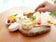 Grosmimi Dotgom PPSU Baby Food Jar 250ml - White/Pure Gold/Rose Gold