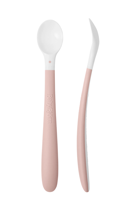 Bjorn Baby Feeding Spoon 2pk - Powder Pink