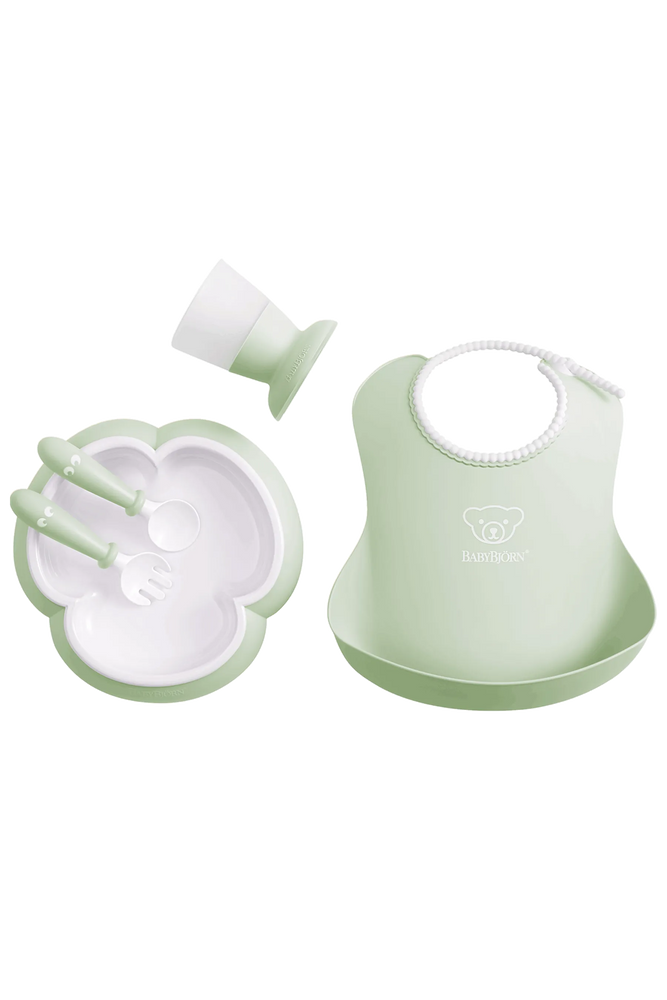 Bjorn Baby Feeding Set 3pc - Powder Green