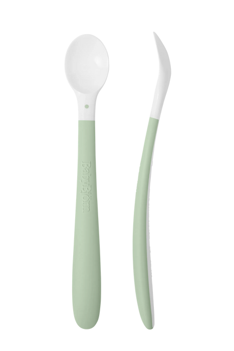 Bjorn Baby Feeding Spoon 2pk - Powder Green