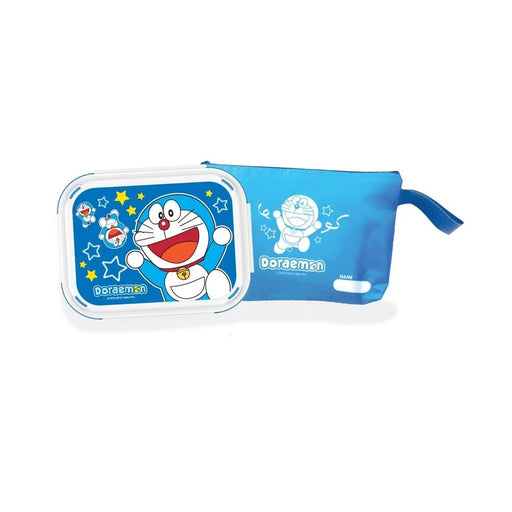 Edison Friends Dual Non-Slip Stainless Lunch Box - Doraemon