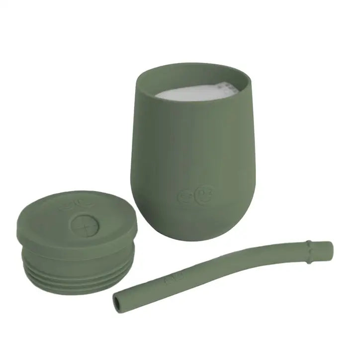 Ezpz Mini Cup + Straw Training System - Olive