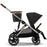 Cybex Gazelle S Stroller - Taupe Frame Moon Black Seat