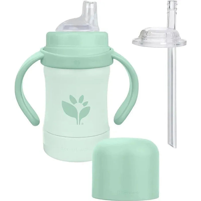 Green Sprouts Ware Sip & Straw 6oz - Sage