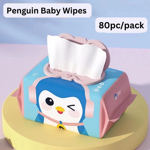 Deeyeo Baby Wipes 80pc - Penguin