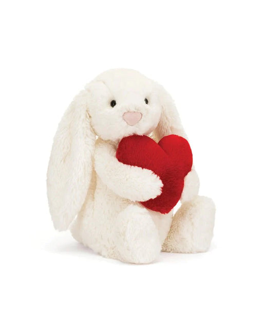 Jellycat Little Red Love Heart Bashful Bunny
