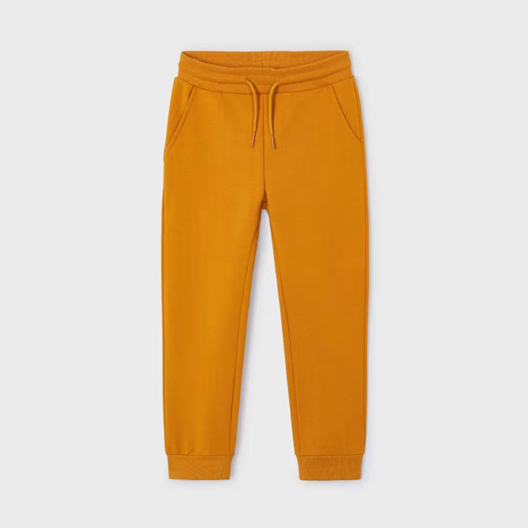 Mayoral Basic Cuffed Fleece Trousers - Carrot