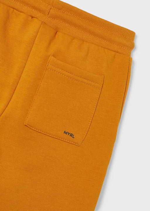 Mayoral Basic Cuffed Fleece Trousers - Carrot