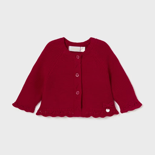 Mayoral Knit Long Cardigan - Rojo