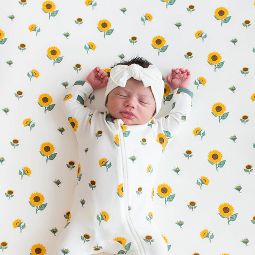 Kyte Baby Crib Sheet - Sunflower