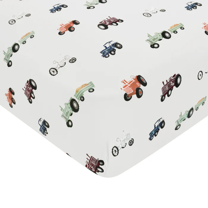 Kyte Baby Crib Sheet - Tractor