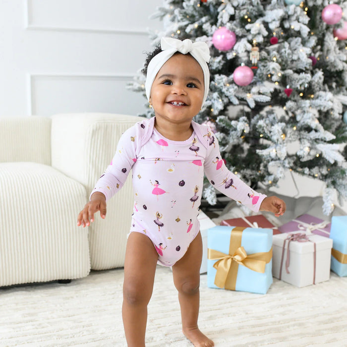 Kyte Baby Long Sleeve Bodysuit - Sugar Plum