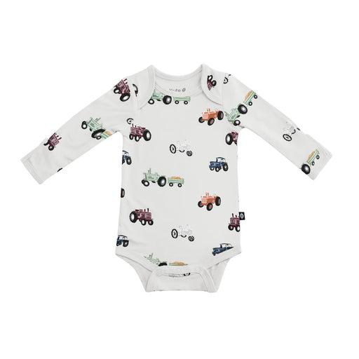 Kyte Baby Long Sleeve Bodysuit - Tractor