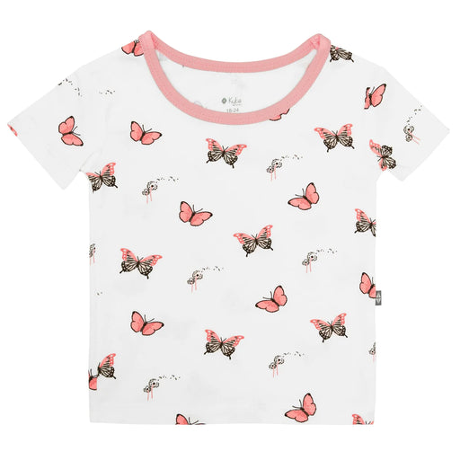 Kyte Baby Short Sleeve Toddler Pajama Set - Butterfly