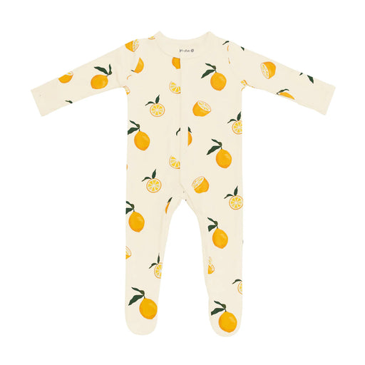 Kyte Baby Snap Footie - Lemon