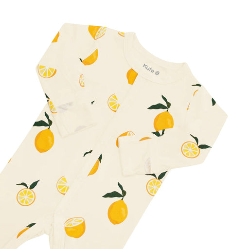 Kyte Baby Snap Footie - Lemon