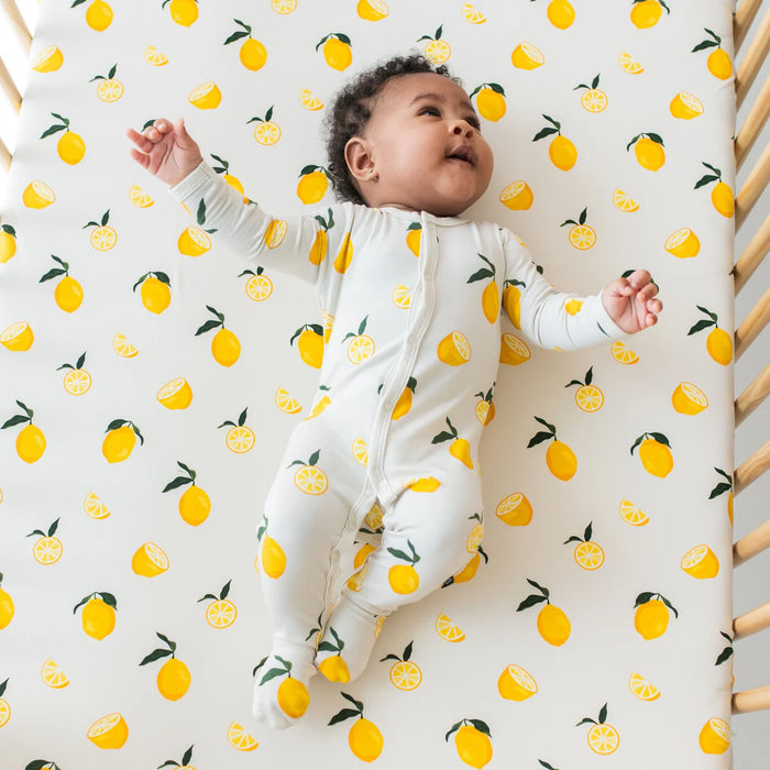 Kyte Baby Snap Footie - Lemon