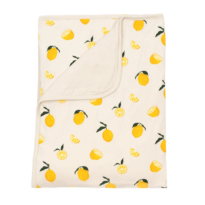 Kyte Baby Printed Toddler Blanket 1.0T - Lemon 145 cm x 99 cm