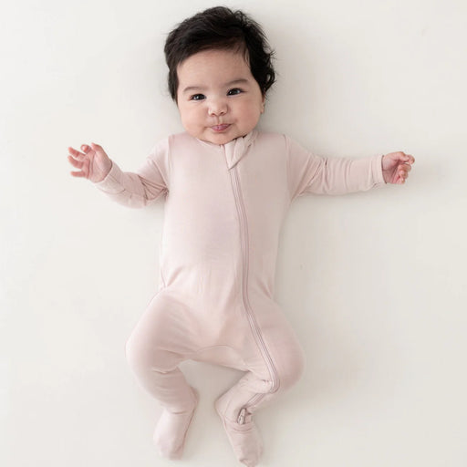 Kyte Baby Zippered Footie - Blush