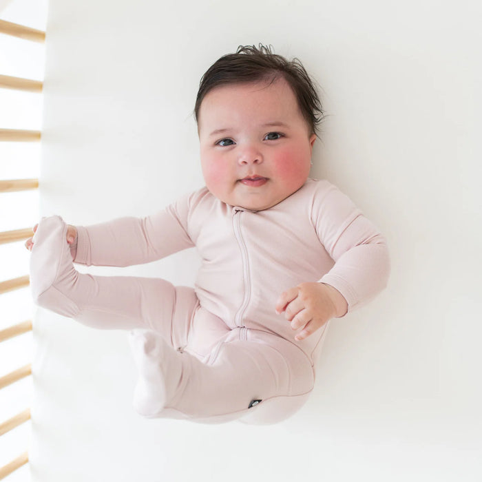 Kyte Baby Zippered Footie - Blush