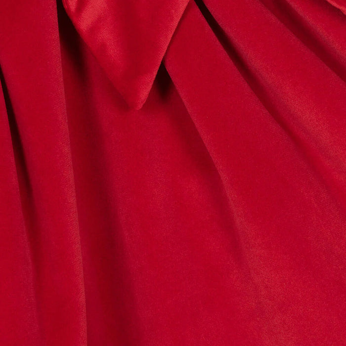 Mayoral Velvet Dress - Rojo 4917