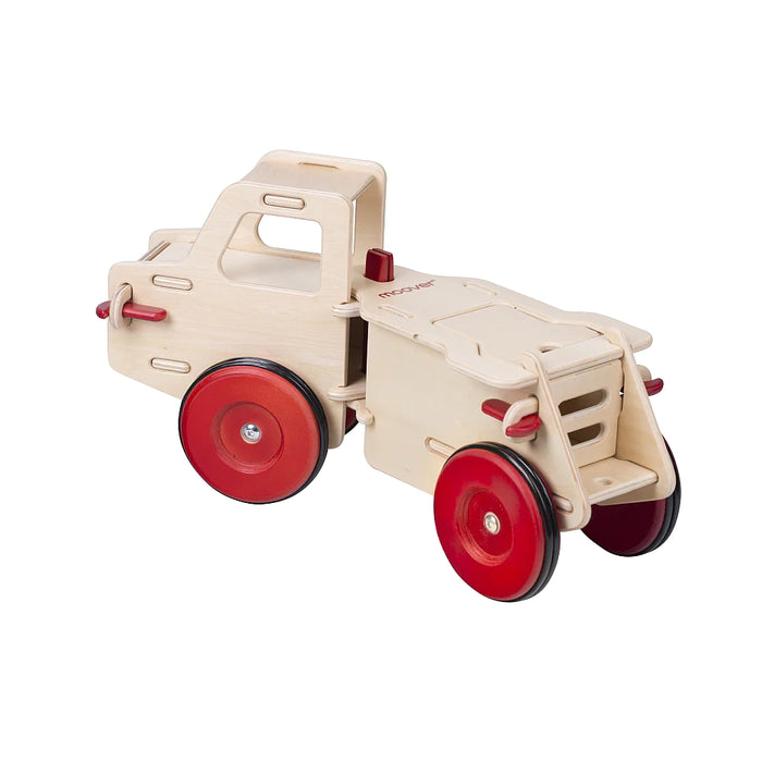 Moover Kindergarten Dump Ride On Truck - Natural Wood