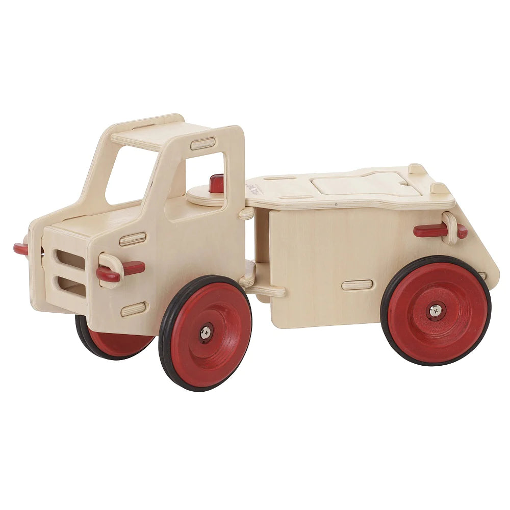 Moover Kindergarten Dump Ride On Truck - Natural Wood — CanaBee Baby