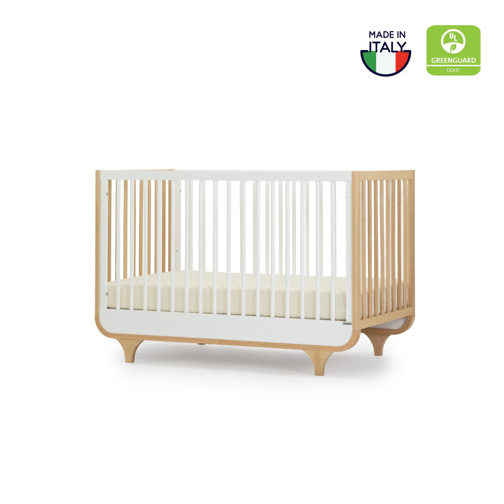 Dadada Jolly 3-in-1 convertible crib - White/Natural