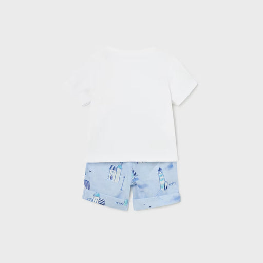 Mayoral Shorts&T-Shirt Set - Blanco