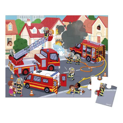 Janod Puzzle 24pc - Fireman