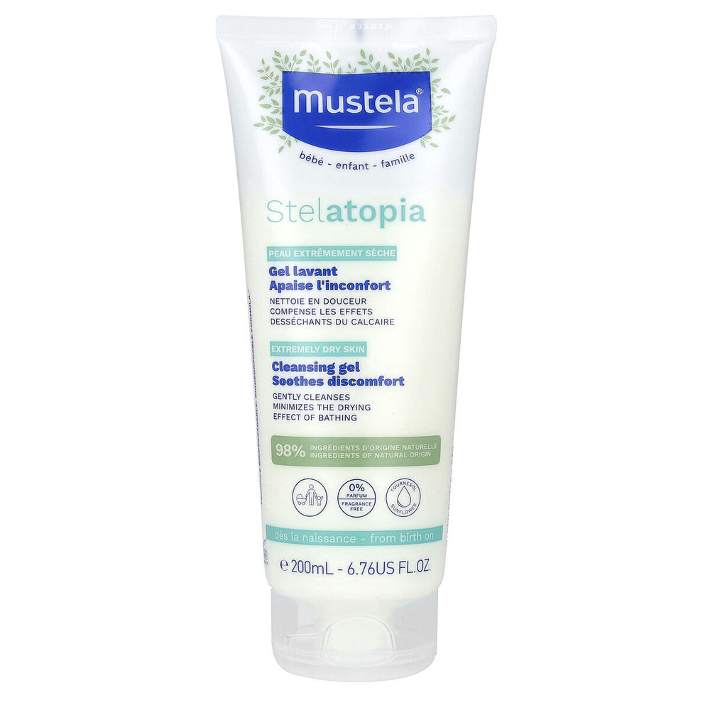 Mustela Stelatopia Fragrance Free Cleansing Gel 200ml (Extremely Dry Skin) 908703362