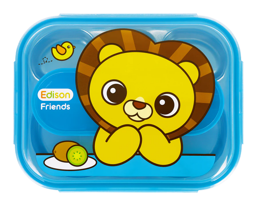 Edison Friends Lunch Box w/ Pouch - Lion