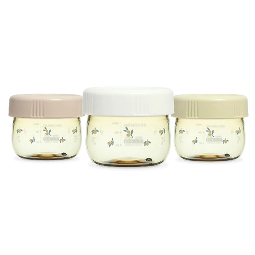 Grosmimi Olive PPSU Baby Food Jar 150ml - White/Pure Gold/Rose Gold