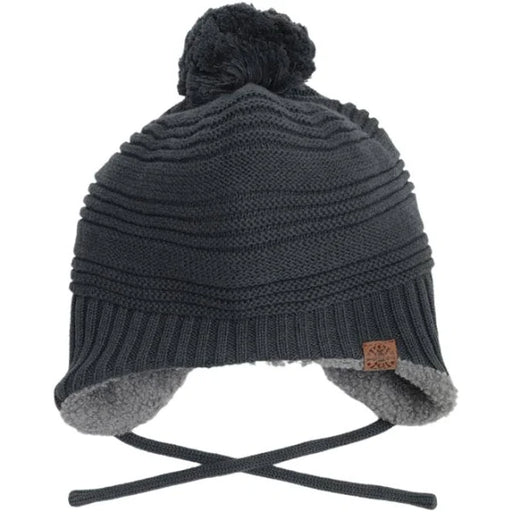 Calikids Cotton Knit Winter Hat W2055 - Graphite
