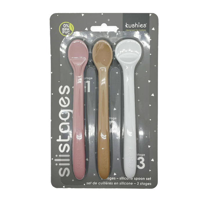 Kushies Silistages Spoon - Rose/Day Dream Grey/Toasted Almond