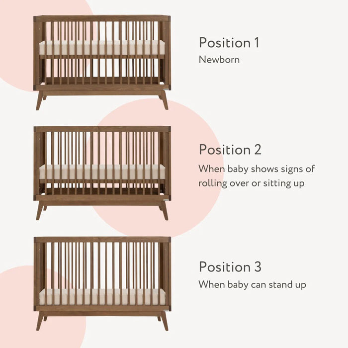 Dadada Soho 3-in-1 convertible crib - Walnut