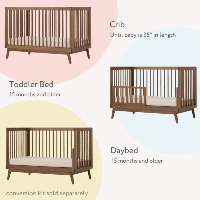 Dadada Soho 3-in-1 convertible crib - Walnut