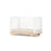 Dadada Spirit 8-in-1 Convertible Crib - White/Natural