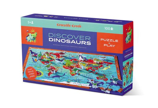 Crocodile Creek Discover Puzzle Dinosaur 100pcs